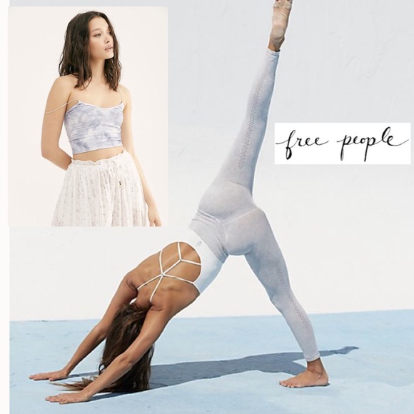 Free People Pants - NWOT Free People Brami & Good Karma Legging set